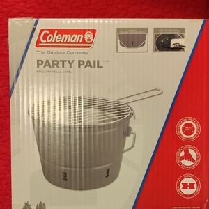 Coleman Silver Party Pail Grill